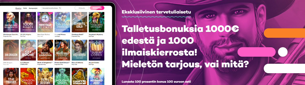 Bonusten enimmäismäärä Talletusbonukset Suomessa