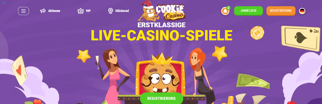 Besseres Online Casino - Cookie Casino Schweiz