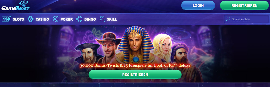 Top Online Casinos - Gametwist Casino Schweiz