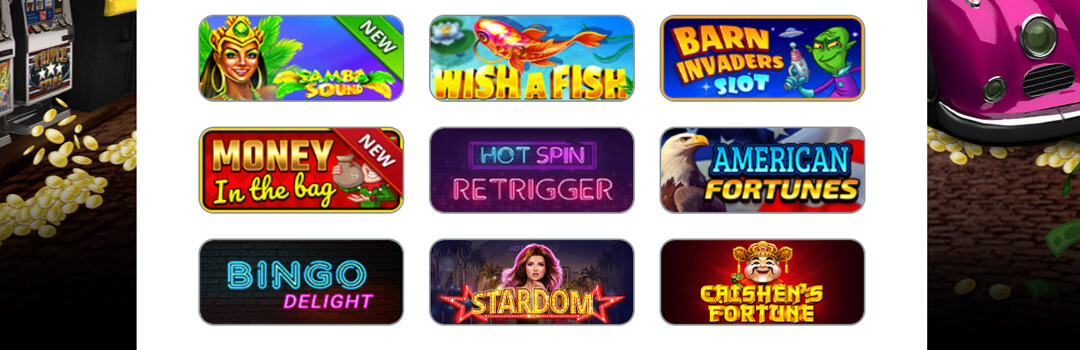 Die besten Online Slots im Gratorama Casino