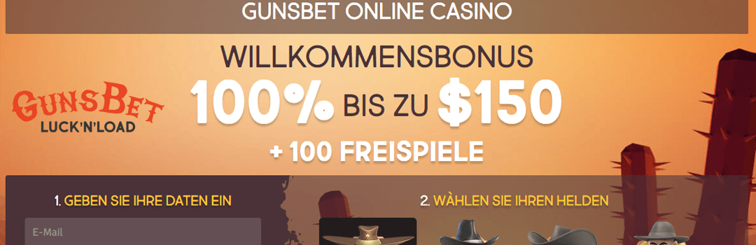 Die besten Bonusangebote für Schweizer vom Gunsbet Casino