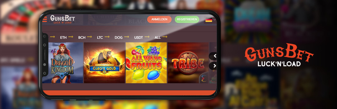 Spielen Sie die besten Slots im Gunsbet Casino Mobile