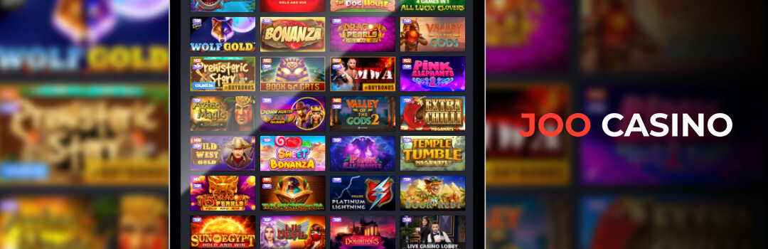 Top Joo Casino Slots auf dem Tablet