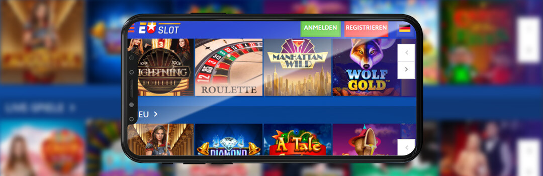 Glücksspiel im Euslot Casino auf dem Handy in der Schweiz