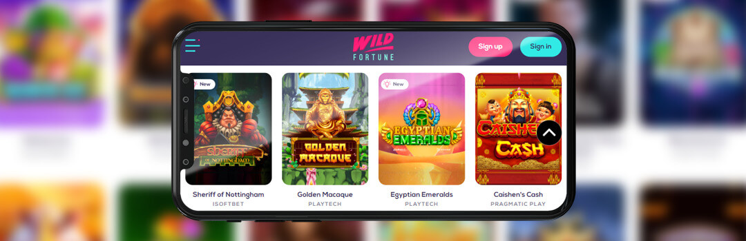 Die besten Spiele im Wild Fortune Casino auf dem Handy