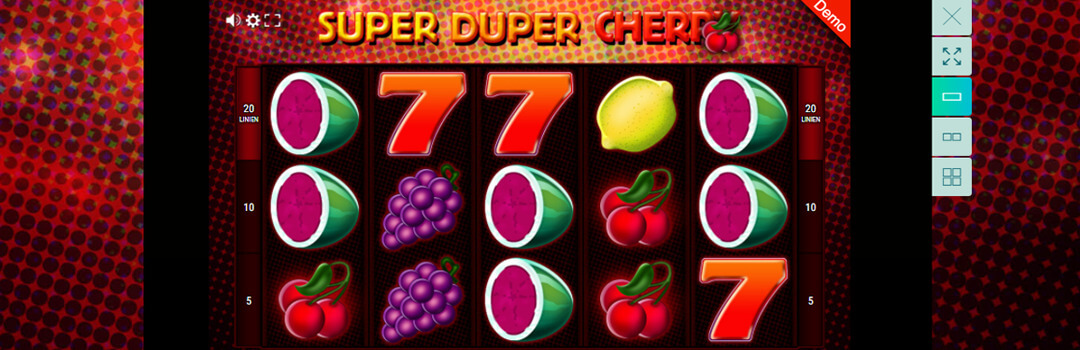 Super Duper Cherry Slot in der Schweiz spielen